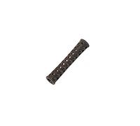 Comair 3011737 - Bigodini a onda piatta, lunghezza conica, 11 mm, confezione da 10, colore: Marrone