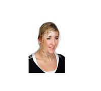 Comair 3040020 - Cuffia per capelli usa e getta, 12 pezzi, liscia, 0,030 x 350 x 540 mm