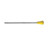 Comair 3150046 - Confezione da 50 spine in metallo con testa in plastica, 65 mm, colore: Giallo