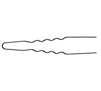 Comair 3150056 - Ferri arricciacapelli sottili, confezione da 50, 65 x 0,55 mm, colore: Nero