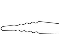 Comair 3150057 - Ferri arricciacapelli sottili, confezione da 50, 75 x 0,55 mm, colore: Nero