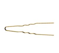 Comair 3150076 - Forcine per capelli spesse, confezione da 50 pezzi, 65 x 1,10 mm, colore: Oro