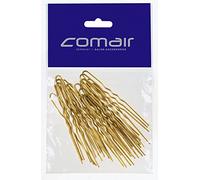 Comair 3150077 - Forcine per capelli spesse, confezione da 50, 75 x 1,10 mm, colore: Oro