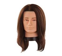 Comair 7000839 Simon - Testa di esercitazione da uomo, capelli veri senza barba