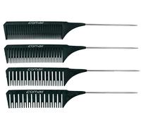 Comair Carbonio Linea Professionale Tendenza Set-Pettini 4er 22 CM Con