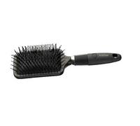 Comair Paddle Brush Rettangolare Con Noppen 13 File Nera Con Cuscinetti In Gomma