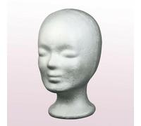 Comair 7000825 - Testa in gommapiuma, 25,5 cm, colore: Bianco