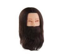Comair Testa Di Esercizio Paul Marrone, 35 Cm Capelli Veri Umani