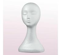 Comair Testa di Schiuma Donna (Busto ) Bianco, 39,5 CM Polistirolo