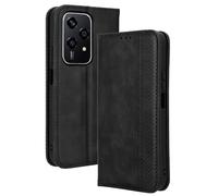 COMAKU Cover a Libro Honor 200 Lite 5G, Custodia a Portafoglio in Pelle con Supporto e Chiusura Magnetica Compatible per Honor 200 Lite 5G - Nero
