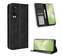 COMAKU Cover a Libro Oneplus Nord CE4 Lite 5G, Custodia a Portafoglio in Pelle con Supporto e Chiusura Magnetica Compatible per Oneplus Nord CE4 Lite 5G - Nero