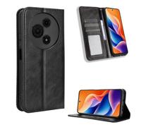 COMAKU Cover a Libro TCL 605, Custodia a Portafoglio in Pelle con Supporto e Chiusura Magnetica Compatible per TCL 605 - Nero