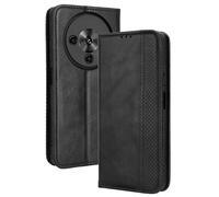 COMAKU Cover a Libro ZTE Blade A76 5G, Custodia a Portafoglio in Pelle con Supporto e Chiusura Magnetica Compatible per ZTE Blade A76 5G - Nero