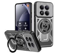 COMAKU Cover Armor per Xiaomi Redmi Note 15 5G/Xiaomi Poco M8 5G, Custodia TPU+PC Antiurto con Anello Supporto Case [Protezione Fotocamera Cover] - Grigio
