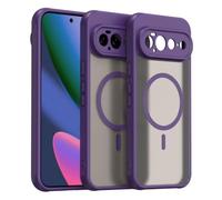 COMAKU Cover Magnetica per Google Pixel 11 Pro XL | Premio PC + TPU Silicone Anello Magnetico Incorporato, Protezione Fotocamera, Custodia Antiurto Traslucida Opaca - Viola