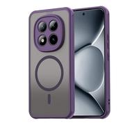 COMAKU Cover Magnetica per Xiaomi Redmi Note 15 Pro 4G, Premio PC + TPU Silicone Anello Magnetico Incorporato, Protezione Fotocamera Integrata, Custodia Antiurto Traslucida Opaca, Viola