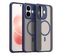 COMAKU Cover Magnetica per Xiaomi Redmi Note 17 5G/4G | Premio PC + TPU Silicone Anello Magnetico Incorporato, Protezione Fotocamera, Custodia Antiurto Traslucida Opaca - Blu