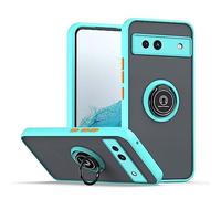 COMAKU Cover per Google Pixel 7a, con 360° Magnetica Anello Supporto, Anti Caduta e Resistente Agli Urti, Cover per Google Pixel 7a - Blu cielo