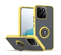 COMAKU Cover per Honor 200 Smart 5G, con 360° Magnetica Anello Supporto, Anti Caduta e Resistente Agli Urti, Cover per Honor 200 Smart 5G - Giallo