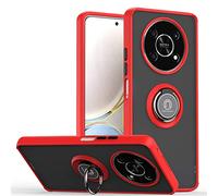 COMAKU Cover per Honor Magic 4 Lite 4G/5G, con 360° Magnetica Anello Supporto, Anti Caduta e Resistente Agli Urti, Cover per Honor Magic 4 Lite 4G/5G - Rosso