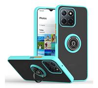 COMAKU Cover per Honor X8a, con 360° Magnetica Anello Supporto, Anti Caduta e Resistente Agli Urti, Cover per Honor X8a - Blu cielo