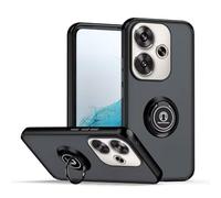 COMAKU Cover per Oppo A40 4G / A40m / Oppo A60 5G, con 360° Magnetica Anello Supporto, Anti Caduta e Resistente Agli Urti, Cover per Oppo A40 4G / A40m / Oppo A60 5G - Nero