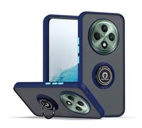 COMAKU Cover per Oppo Reno 12 FS 5G / Reno 12F 5G, con 360° Magnetica Anello Supporto, Anti Caduta e Resistente Agli Urti, Cover per Oppo Reno 12 FS 5G / Reno 12F 5G - Blu reale