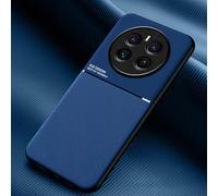 COMAKU Cover per Realme 12 Plus 5G/Realme 12+ 5G, Ultrasottile PU + TPU Silicone Antiscivolo Antiurto Case Con Texture Bumper Custodia Cover - Blu