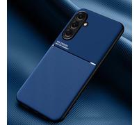 COMAKU Cover per Samsung Galaxy A17 5G / 4G, Ultrasottile PU + TPU Silicone Antiscivolo Antiurto Case Con Texture Bumper Custodia Cover - Blu