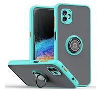 COMAKU Cover per Samsung Galaxy Xcover 6 Pro, con 360° Magnetica Anello Supporto, Anti Caduta e Resistente Agli Urti, Cover per Samsung Galaxy Xcover 6 Pro - Blu cielo