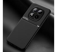 COMAKU Cover per Xiaomi Redmi Note 15 Pro+ Plus 5G/Xiaomi Poco M8 Pro 5G, Ultrasottile PU + TPU Silicone Antiscivolo Antiurto Case Con Texture Bumper Custodia Cover - Nero