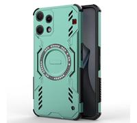 COMAKU Ultra Armor Case per Nothing Phone 3a Lite, Cover Antishock TPU+PC, [Dissipazione Rapida del Calore] [Magnetico Forte] Custodia Protettiva Resistente agli Urti - Verde