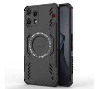 COMAKU Ultra Armor Case per Nothing Phone 3a Lite, Cover Antishock TPU+PC, [Dissipazione Rapida del Calore] [Magnetico Forte] Custodia Protettiva Resistente agli Urti - Nero