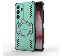 COMAKU Ultra Armor Case per Samsung Galaxy S25 FE, Cover Antishock TPU+PC, [Dissipazione Rapida del Calore] [Magnetico Forte] Custodia Protettiva Resistente agli Urti - Verde