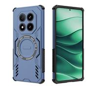 COMAKU Ultra Armor Case per Xiaomi Redmi Note 14 Pro 5G / POCO X7 5G, Cover Antishock TPU+PC, [Dissipazione Rapida del Calore] [Magnetico Forte] Custodia Protettiva Resistente agli Urti - Blu