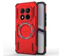 COMAKU Ultra Armor Case per Xiaomi Redmi Note 15 Pro 5G, Cover Antishock TPU+PC, [Dissipazione Rapida del Calore] [Magnetico Forte] Custodia Protettiva Resistente agli Urti - Rosso