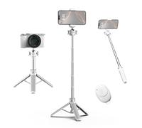 COMAN MT30-Pro - Treppiede allungabile per telefono, 61 cm, per iPhone con testa a sfera a 360°, supporto per selfie stick vlog con telecomando, treppiede per iPhone 16/15/14/13/12 Pro Max/Android