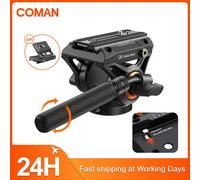 COMAN Q6 Testa video panoramica con giunto cardanico con piastra a sgancio rapido compatibile con fotocamera DSLR con treppiede per fluido idraulico DJI RS4 Manfrotto