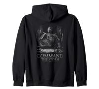 Comanda la Tempesta Samurai Warlord Shogun Power Felpa con Cappuccio