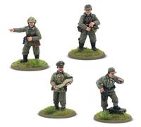 Comandanti del plotone dell'esercito tedesco, miniature in scala da 28 mm per Bolt Action altamente dettagliate della seconda guerra mondiale per giochi di guerra da tavolo