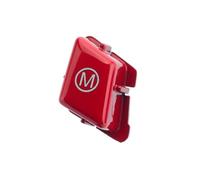 comandi al volante Compatibile con BMW per 3 Series E90 E92 E93 M3 2007-2013 Volante per auto M Modalità alfabeto e pulsante START Stop Engine Accessori auto(M Red,E90)