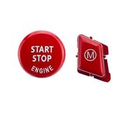 comandi al volante Compatibile con BMW per 3 Series E90 E92 E93 M3 2007-2013 Volante per auto M Modalità alfabeto e pulsante START Stop Engine Accessori auto(Red,E93)