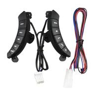 comandi al volante Compatibile con per H3 per H5 2010-2013 il passaggio del mouse Interruttore a pulsante con accessori per pulsanti di controllo audio al volante posteriore(Black)