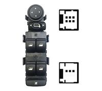 Comandi Alzacristalli realizzato per CITROEN C4 dal 2004 al 2010 ant. Sinistro Blocco 9 PIN v.Ret. +Alzacr el 6554HA