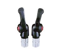 Comandi manubrio crono triathlon bici Microshift BS-C10 10x2-3 carbon bar end