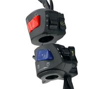 Comandi Manubrio Moto Lato Sinistro E Destro Controller Universale Per Fendinebbia, Clacson, Indicatori Di Direzione E Avviamento Elettrico Interruttore Del manubrio