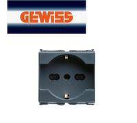 COMANDI ORIGINALI GEWISS PLAYBUS NERO SUPPORTO PRESA SCHUKO INTERRUTTORE