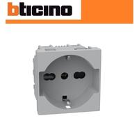 COMANDI PRESA SCHUKO DEVIATORE BTICINO MATIX GO GRIGIO PLACCA