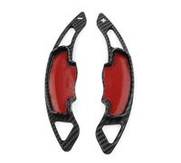 comandi volante Compatibile Con Accord 2013-2020 Per Civic Per Pilot 2016-2021 Estensione Per Leva Del Cambio Al Volante In Fibra Di Carbonio Universale Per Auto(Carbon Fiber Black)