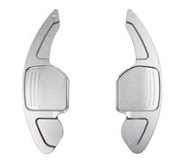 comandi volante Compatibile Con Q3 S8 S7 S6 C7 2013 2014 2015 2016 2017 Leva Del Cambio In Alluminio Per Volante Auto Estensione Universale Per Auto(Silver)